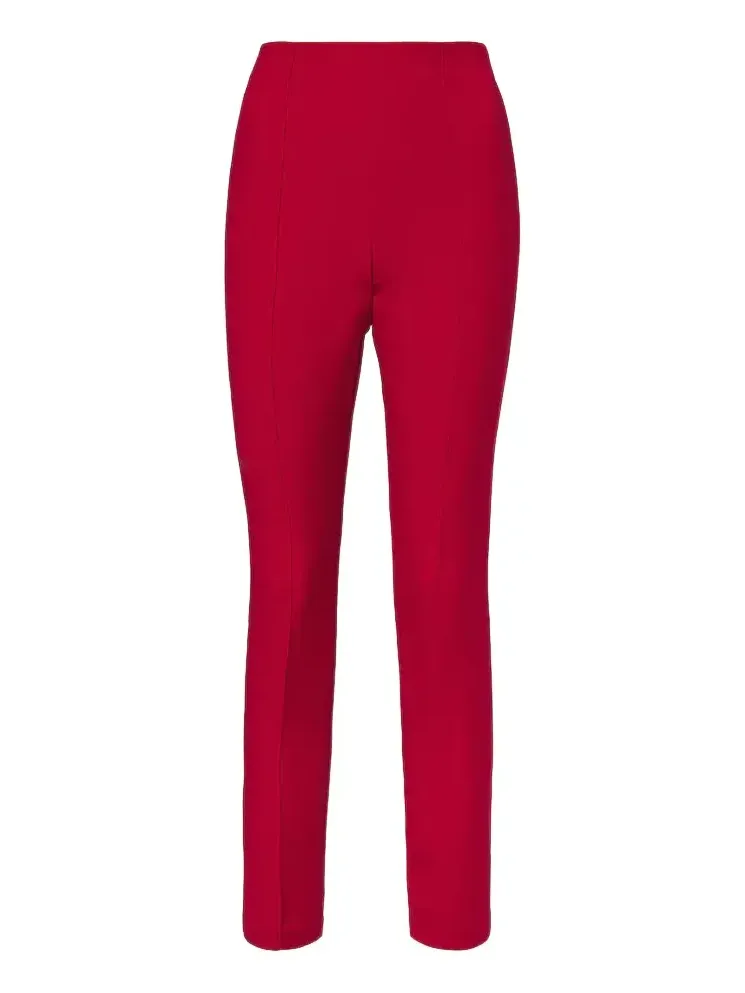Cropped wool and silk slim pants Cropped wool and silk slim pants