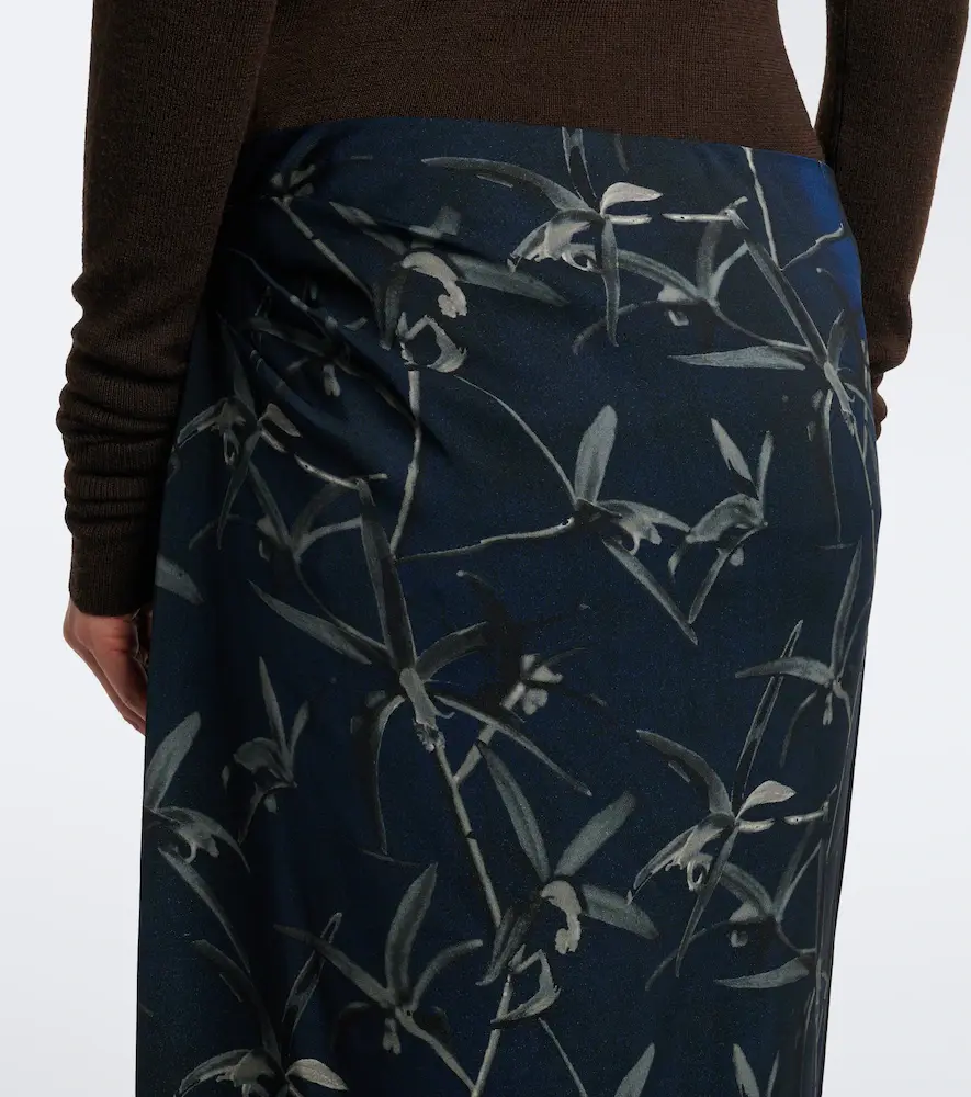 Proenza Schouler Anais printed cady maxi skirt | Thumbnail 4 Proenza Schouler Anais printed cady maxi skirt | Thumbnail 4