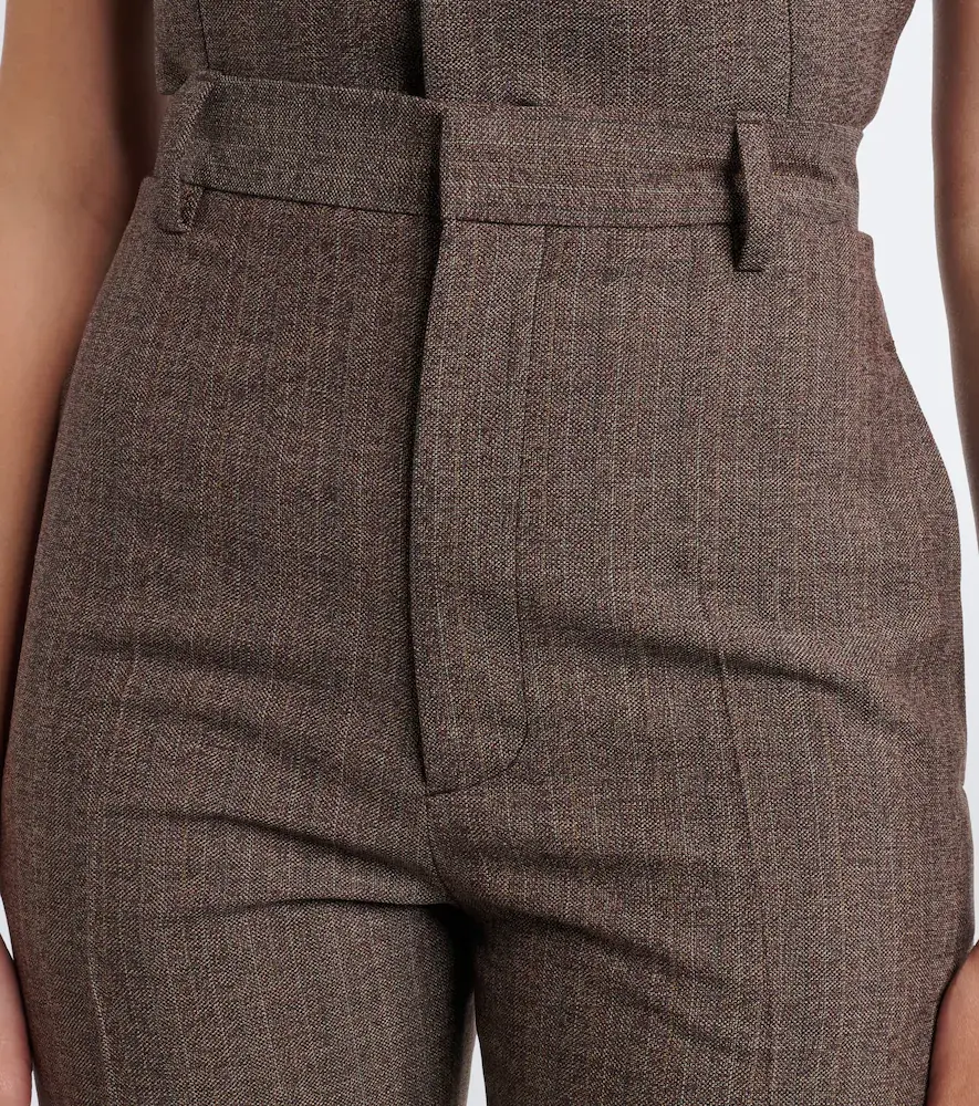 Victoria Beckham Pinstripe straight pants | Thumbnail 5 Victoria Beckham Pinstripe straight pants | Thumbnail 5