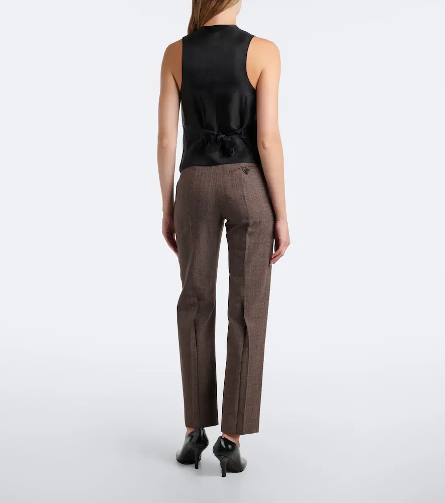 Victoria Beckham Pinstripe straight pants | Thumbnail 6 Victoria Beckham Pinstripe straight pants | Thumbnail 6