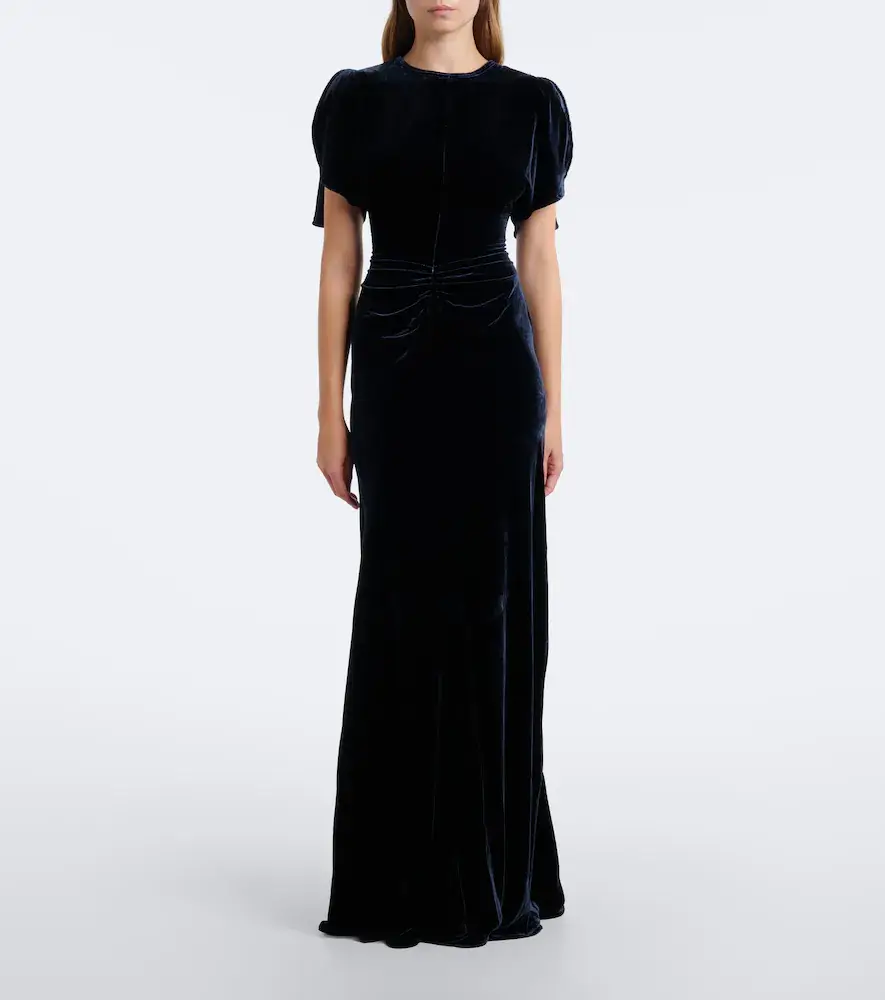 Victoria Beckham Isabella velvet gown | Thumbnail 5 Victoria Beckham Isabella velvet gown | Thumbnail 5