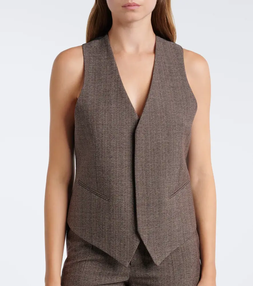 Victoria Beckham Pinstripe vest | Thumbnail 3 Victoria Beckham Pinstripe vest | Thumbnail 3
