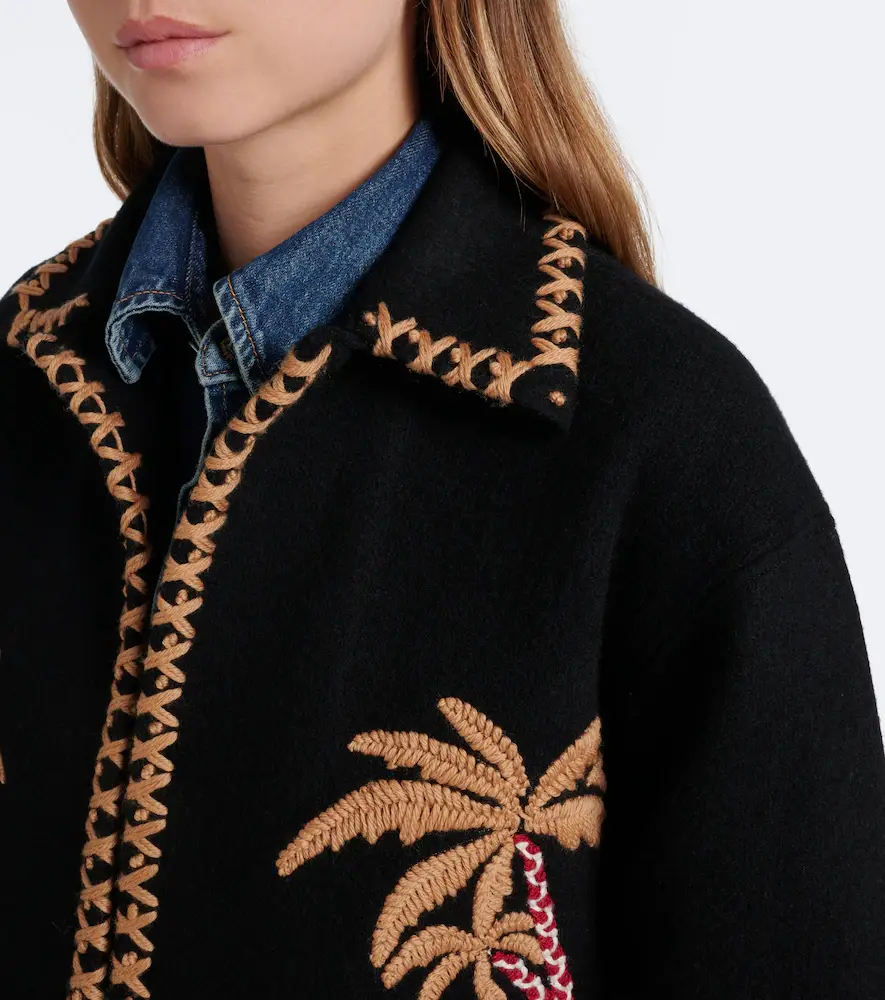 Alanui Remember Me embroidered virgin wool jacket | Thumbnail 2 Alanui Remember Me embroidered virgin wool jacket | Thumbnail 2