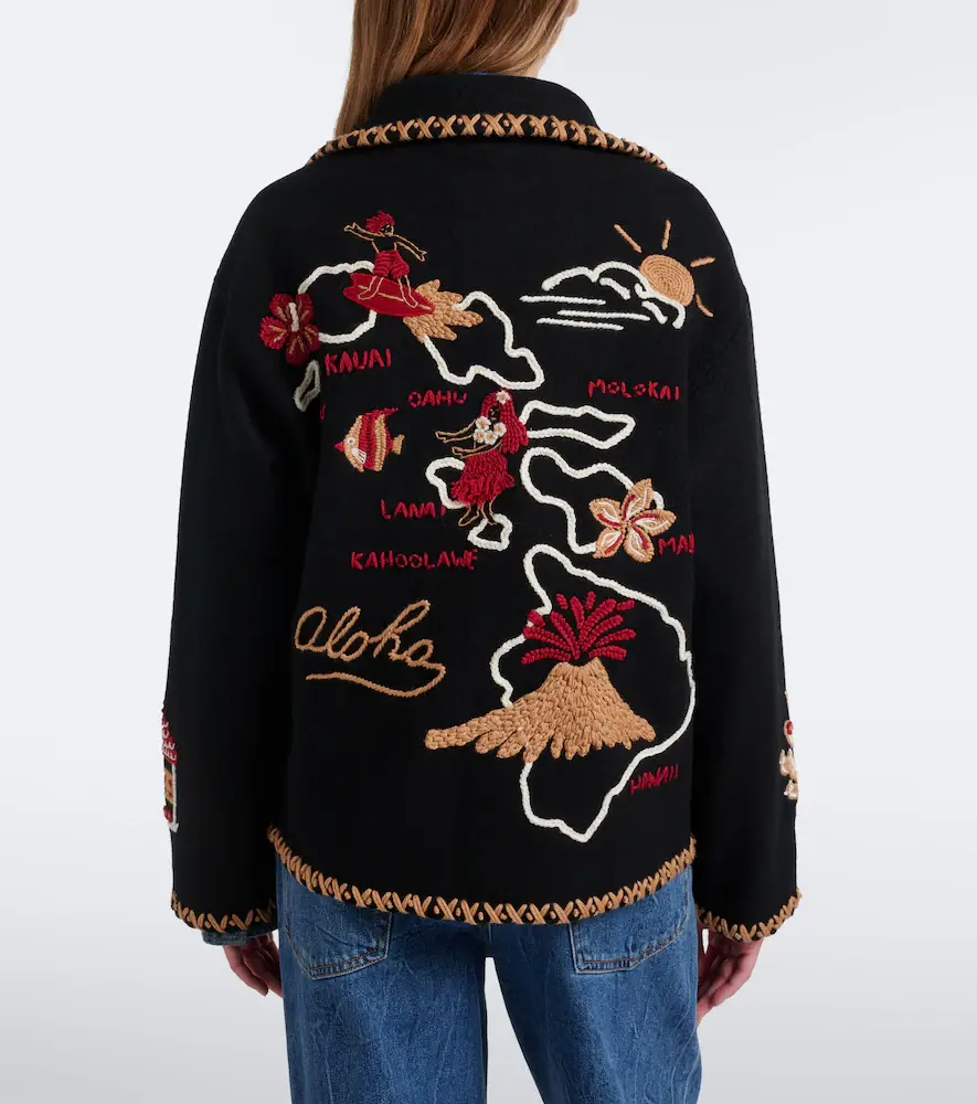 Alanui Remember Me embroidered virgin wool jacket | Thumbnail 5 Alanui Remember Me embroidered virgin wool jacket | Thumbnail 5