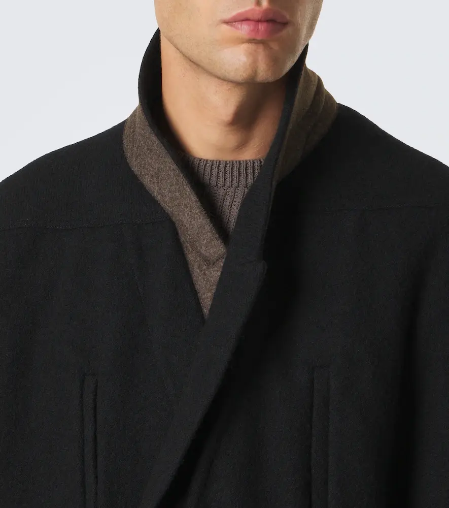Rick Owens Poiret virgin wool coat | Thumbnail 7 Rick Owens Poiret virgin wool coat | Thumbnail 7