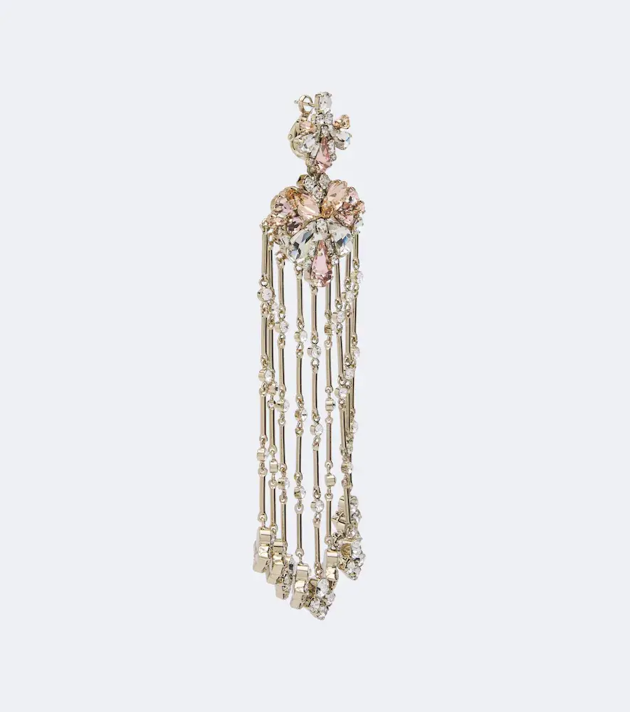 Rabanne Crystal-embellished drop earrings | Thumbnail 2 Rabanne Crystal-embellished drop earrings | Thumbnail 2
