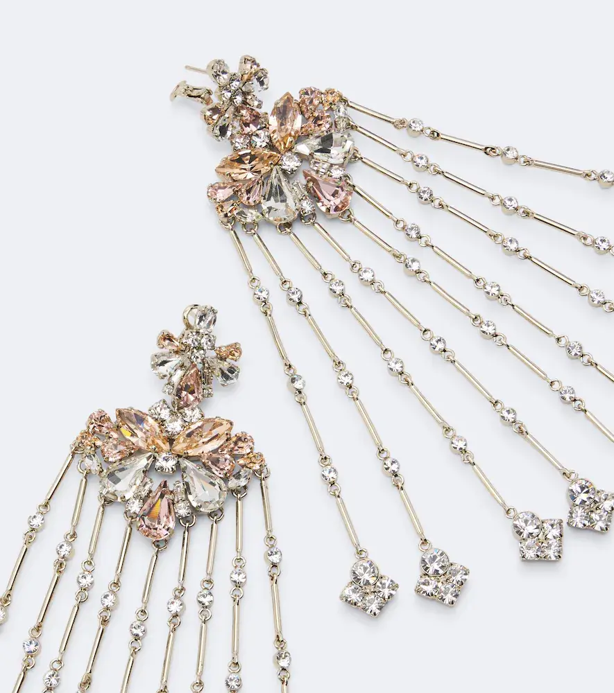Rabanne Crystal-embellished drop earrings | Thumbnail 4 Rabanne Crystal-embellished drop earrings | Thumbnail 4