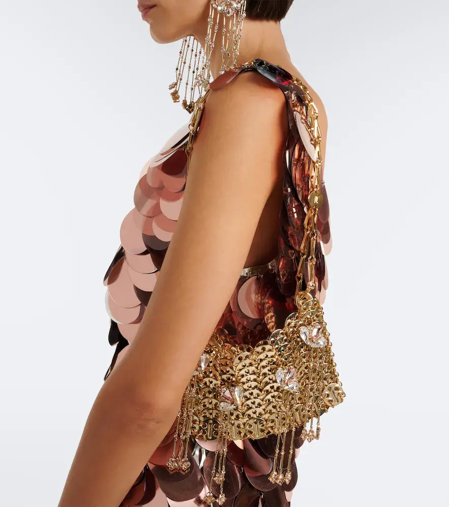 Rabanne Iconic Nano 1969 embellished shoulder bag | Thumbnail 4