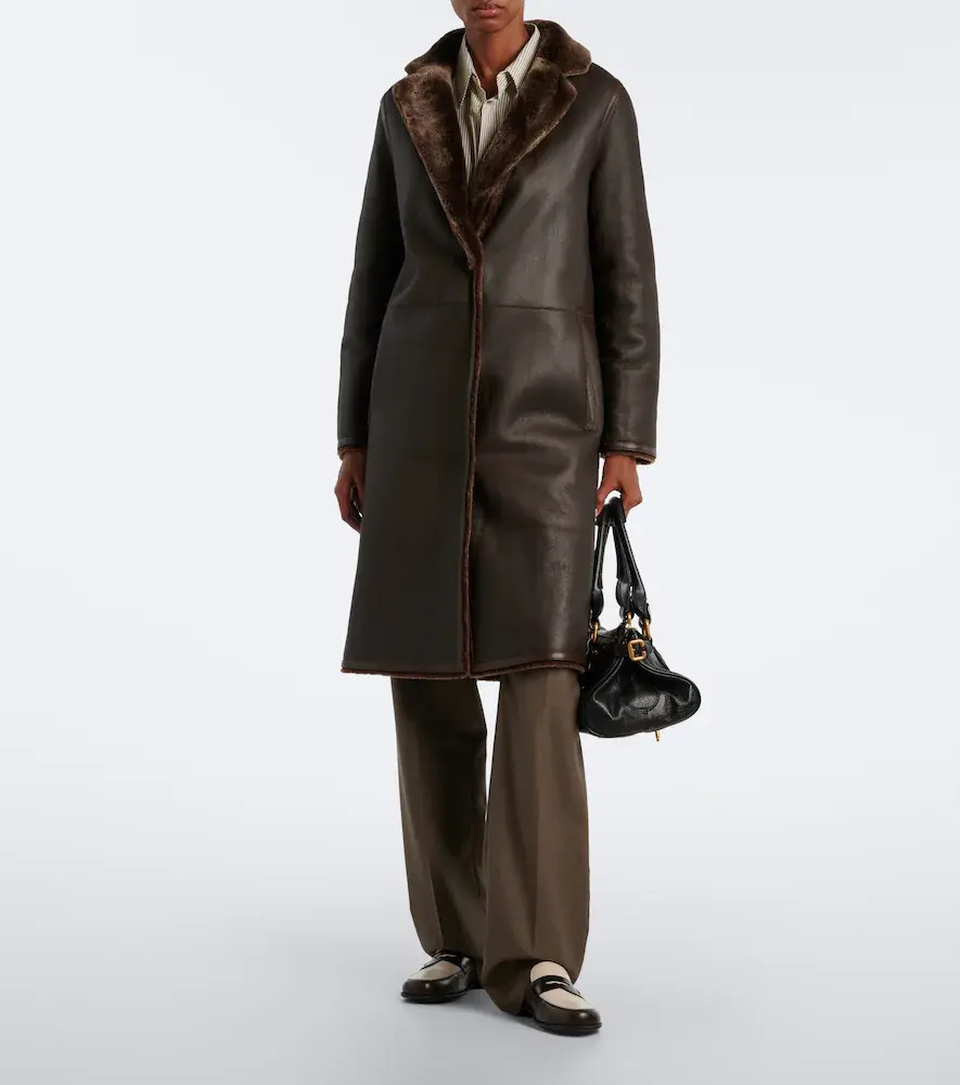 Yves Salomon Shearling coat | Thumbnail 5 Yves Salomon Shearling coat | Thumbnail 5