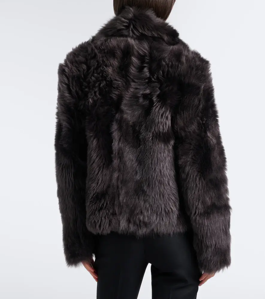 Yves Salomon Shearling jacket | Thumbnail 3 Yves Salomon Shearling jacket | Thumbnail 3