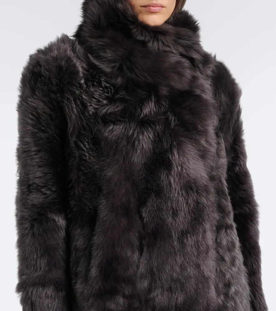 Yves Salomon Shearling jacket | Thumbnail 6 Yves Salomon Shearling jacket | Thumbnail 6