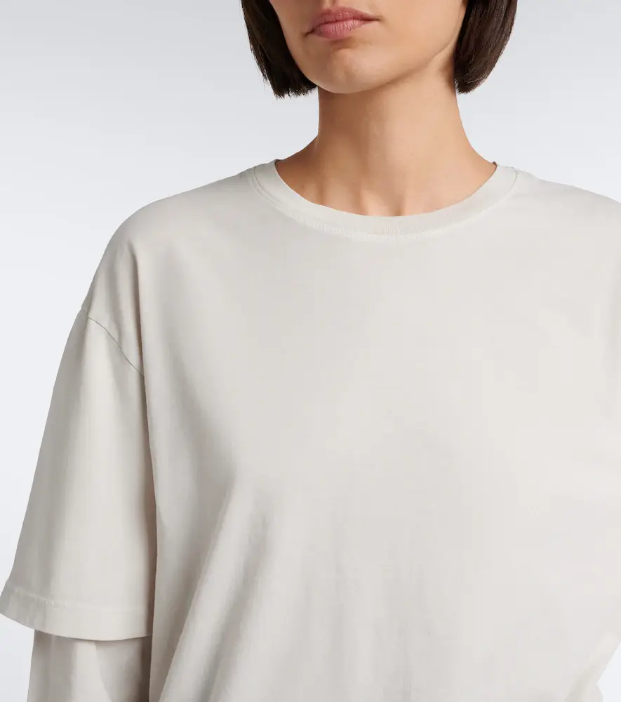 AGOLDE Lois layered cotton jersey T-shirt | Thumbnail 5 AGOLDE Lois layered cotton jersey T-shirt | Thumbnail 5