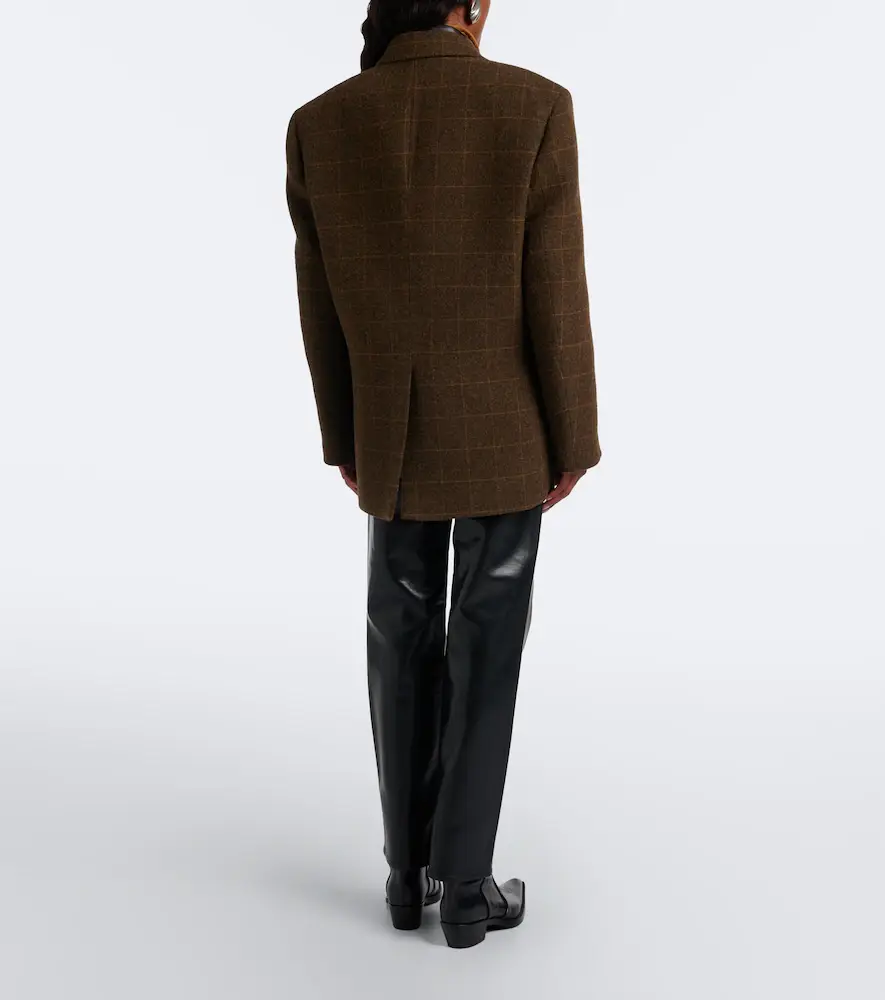 AGOLDE Lana leather-blend straight pants | Thumbnail 2