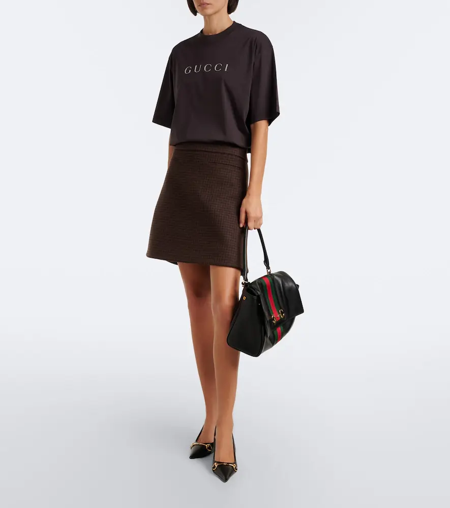 Gucci Logo cotton jersey T-shirt | Thumbnail 4