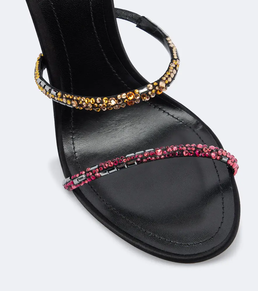 René Caovilla Cleo Swarovski-embellished satin sandals | Thumbnail 4 René Caovilla Cleo Swarovski-embellished satin sandals | Thumbnail 4