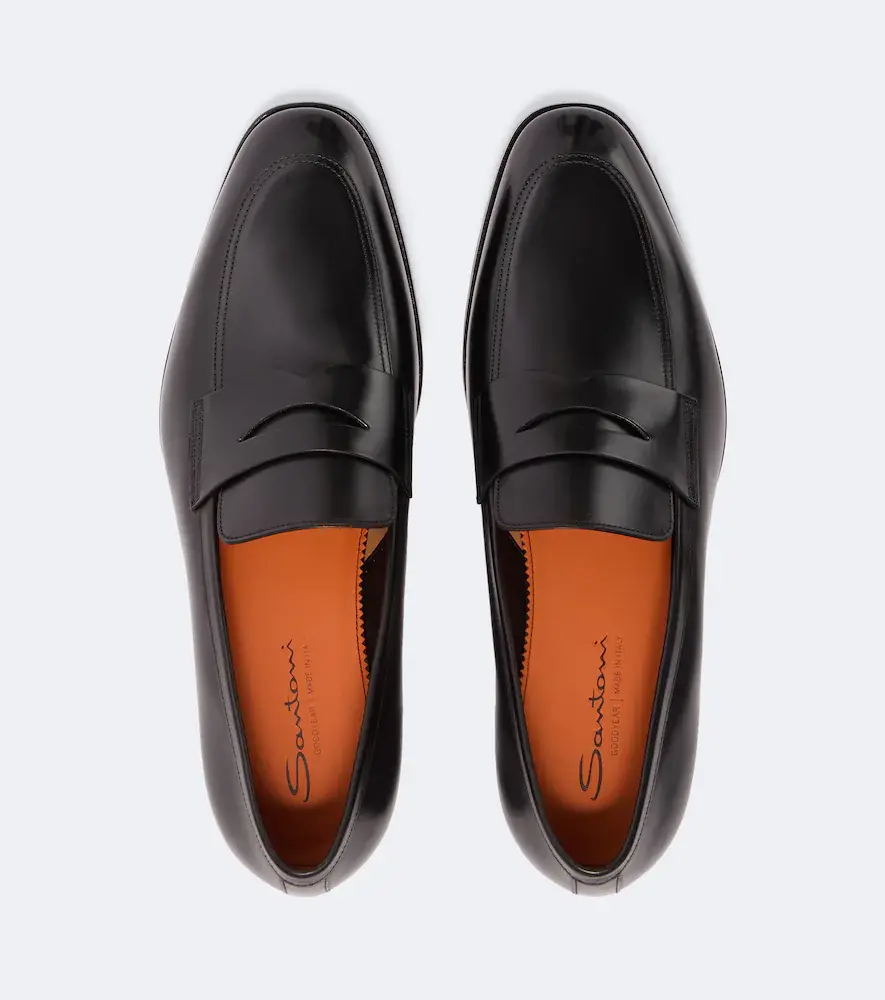 Santoni Leather penny loafers | Thumbnail 5 Santoni Leather penny loafers | Thumbnail 5
