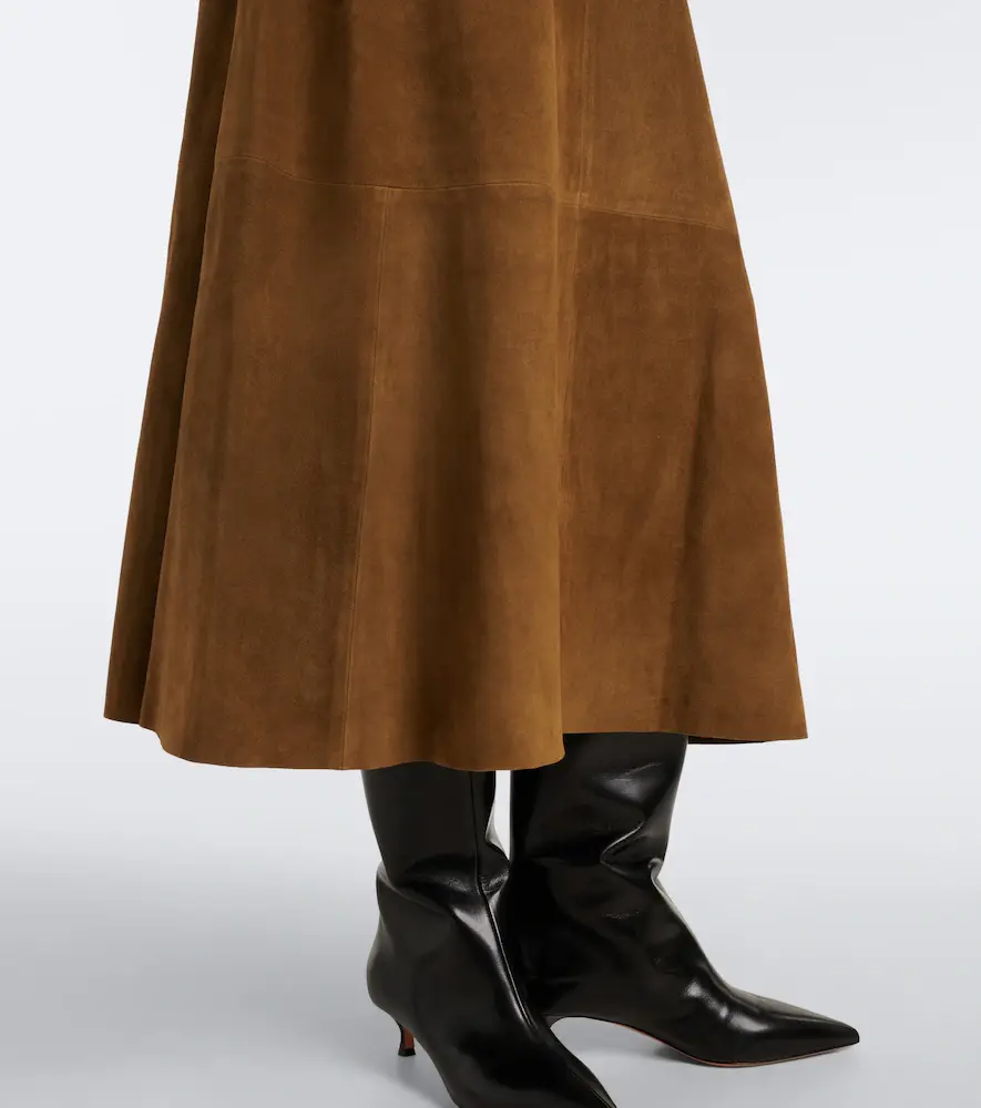 Joseph Helius suede midi skirt | Thumbnail 2 Joseph Helius suede midi skirt | Thumbnail 2