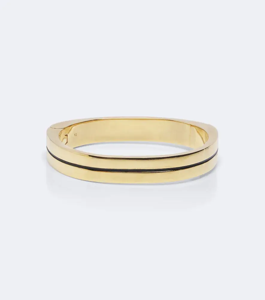 TOTEME Signature enamel 24kt gold-plated bangle | Thumbnail 2 TOTEME Signature enamel 24kt gold-plated bangle | Thumbnail 2