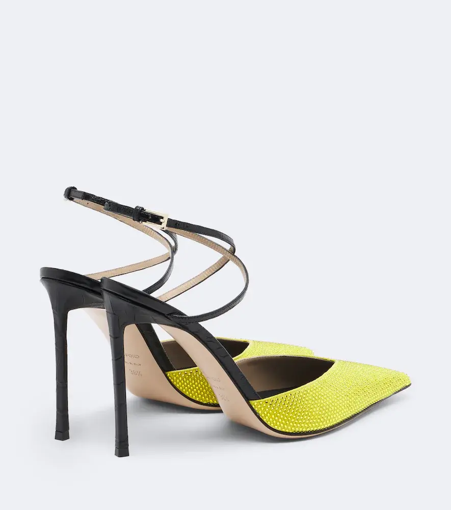 Tom Ford Selen embellished leather slingback pumps | Thumbnail 2 Tom Ford Selen embellished leather slingback pumps | Thumbnail 2