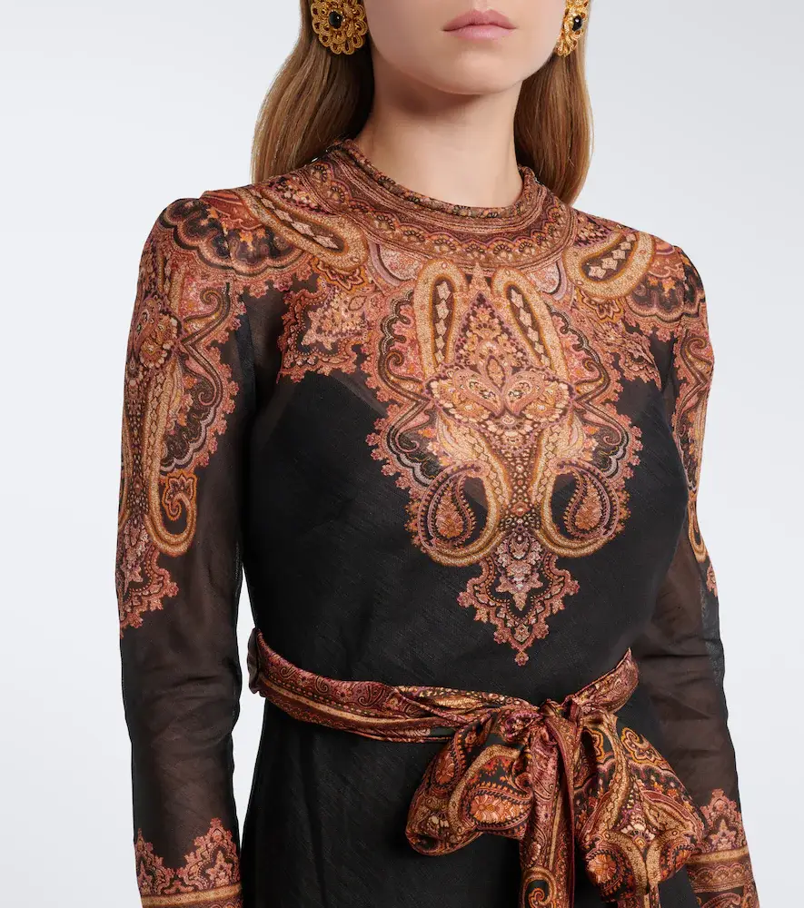 Zimmermann Ascent paisley linen and silk maxi dress | Thumbnail 2 Zimmermann Ascent paisley linen and silk maxi dress | Thumbnail 2