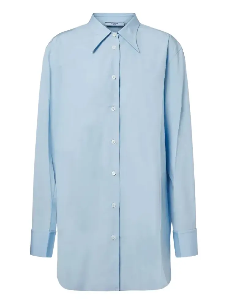 Oversized cotton poplin shirt Oversized cotton poplin shirt