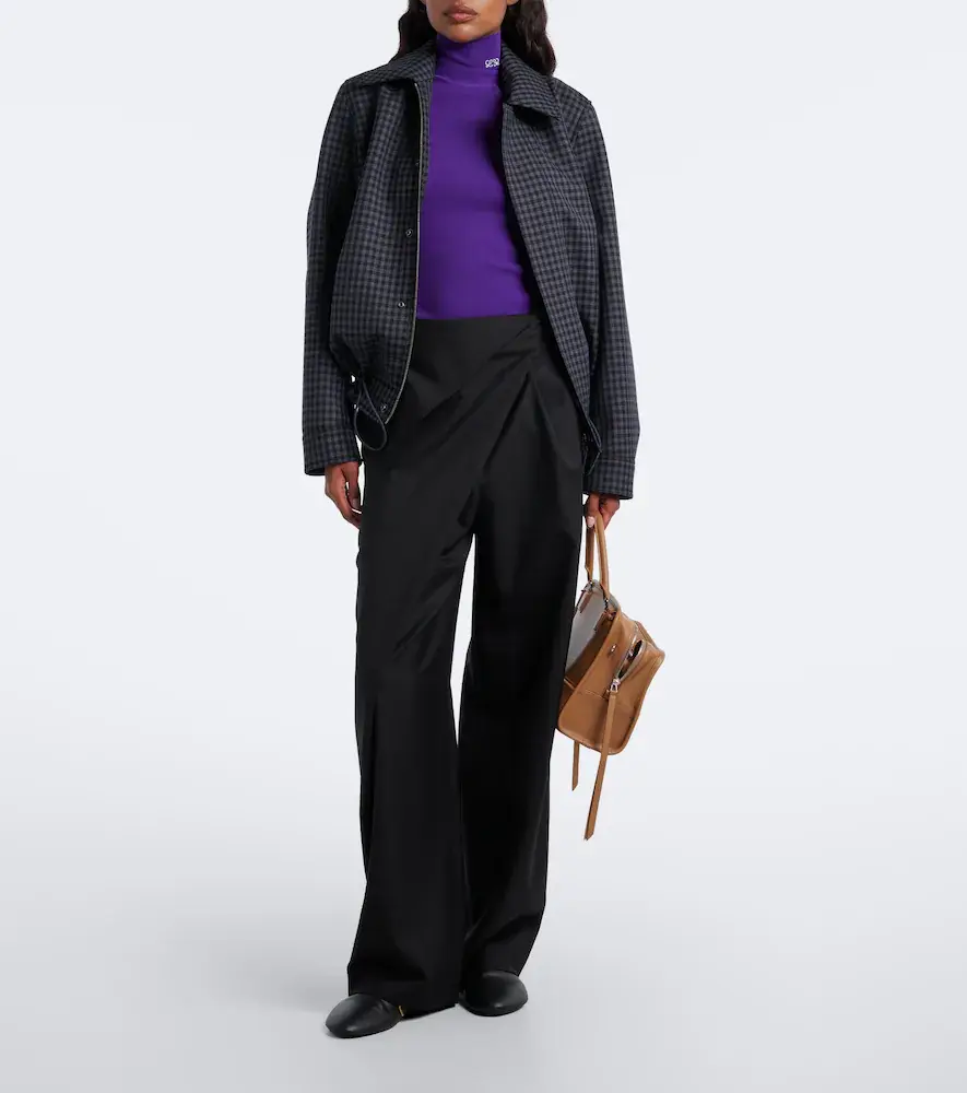 Loewe Gingham wool-blend blouson jacket | Thumbnail 7 Loewe Gingham wool-blend blouson jacket | Thumbnail 7