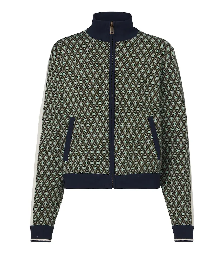The Upside Viva Margot knitted cotton-blend sweatshirt