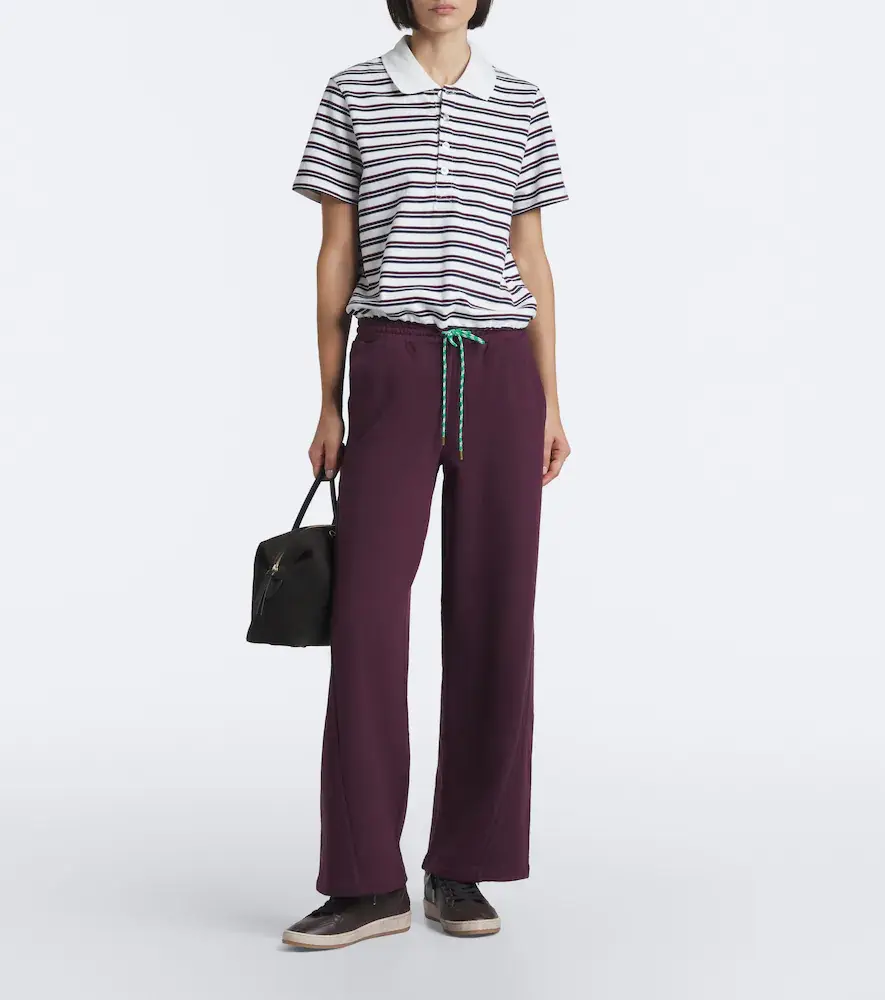 The Upside Sophie Cropped striped piqué polo shirt | Thumbnail 3 The Upside Sophie Cropped striped piqué polo shirt | Thumbnail 3