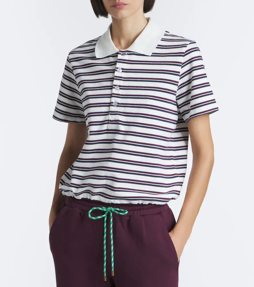 The Upside Sophie Cropped striped piqué polo shirt | Thumbnail 5 The Upside Sophie Cropped striped piqué polo shirt | Thumbnail 5