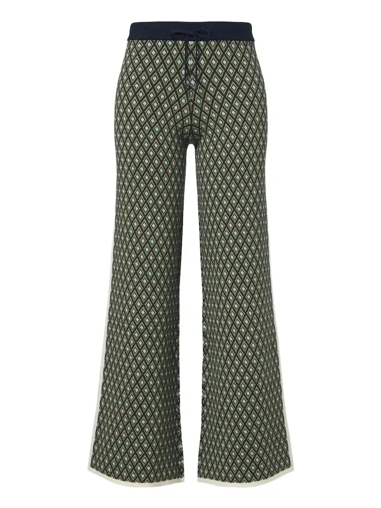 Viva Juniper cotton-blend wide-leg pants Viva Juniper cotton-blend wide-leg pants