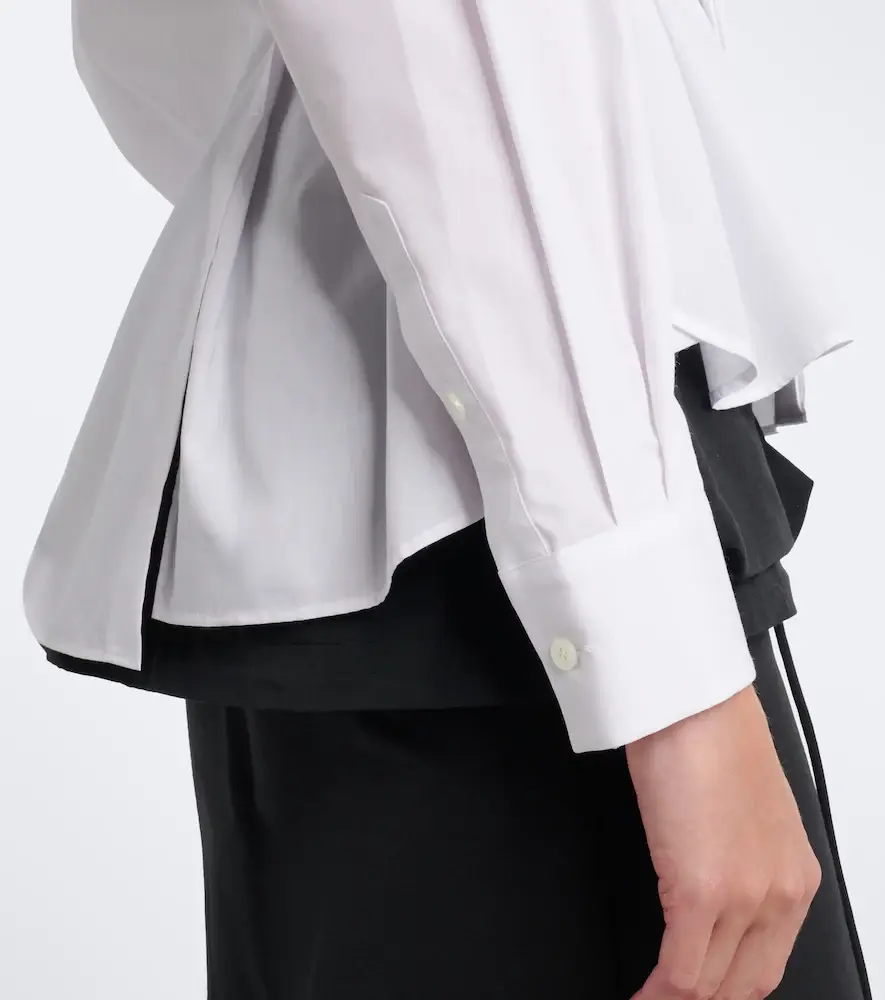 Sacai Cotton-blend poplin shirt | Thumbnail 3 Sacai Cotton-blend poplin shirt | Thumbnail 3