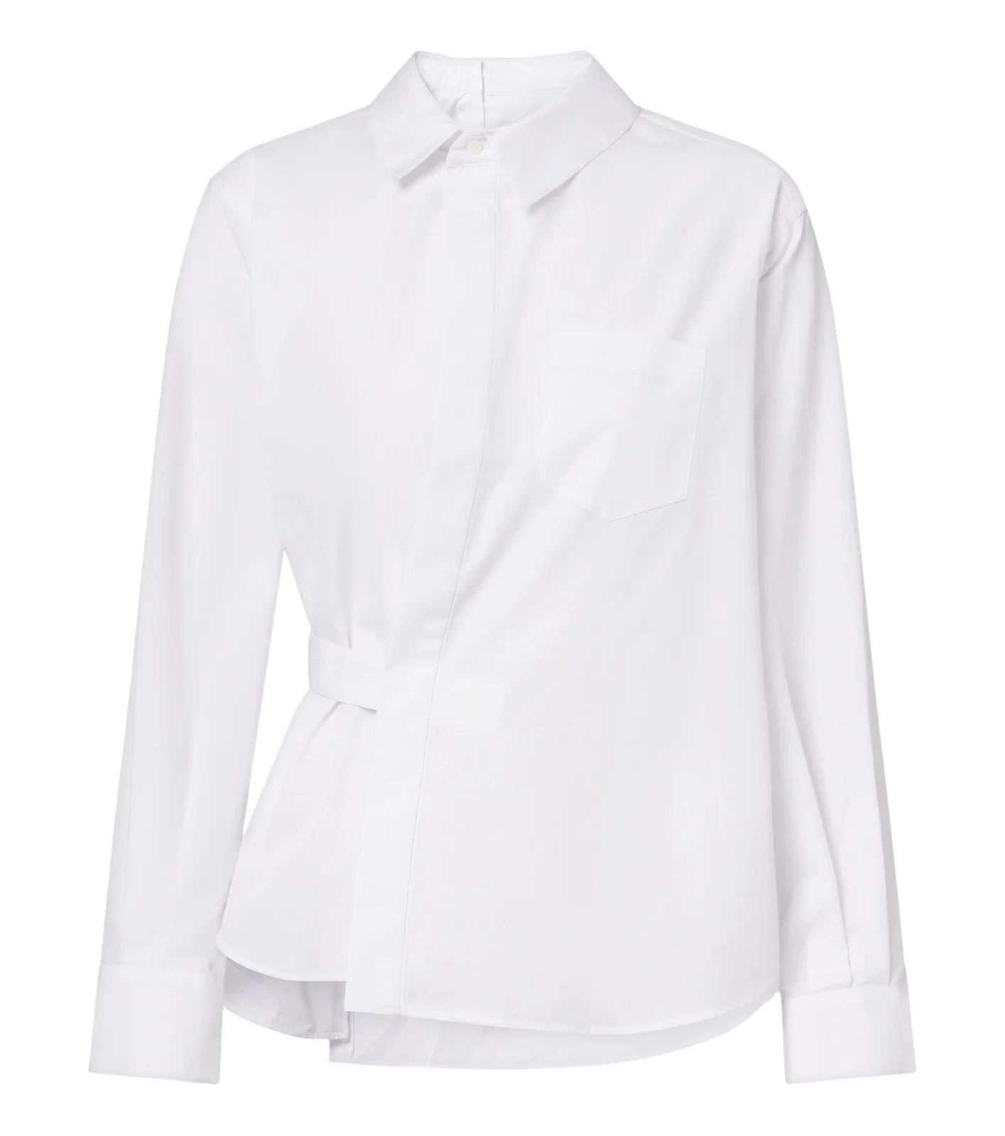 Sacai Cotton-blend poplin shirt