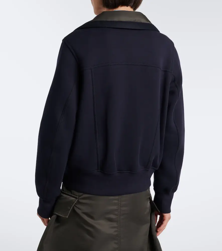 Sacai Cotton-blend blouson jacket | Thumbnail 3 Sacai Cotton-blend blouson jacket | Thumbnail 3