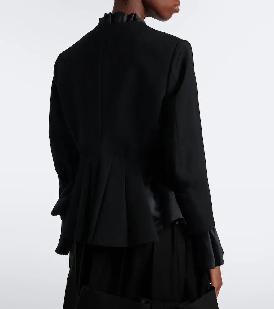 NOIR KEI NINOMIYA Ruffled peplum wool jacket | Thumbnail 5 NOIR KEI NINOMIYA Ruffled peplum wool jacket | Thumbnail 5