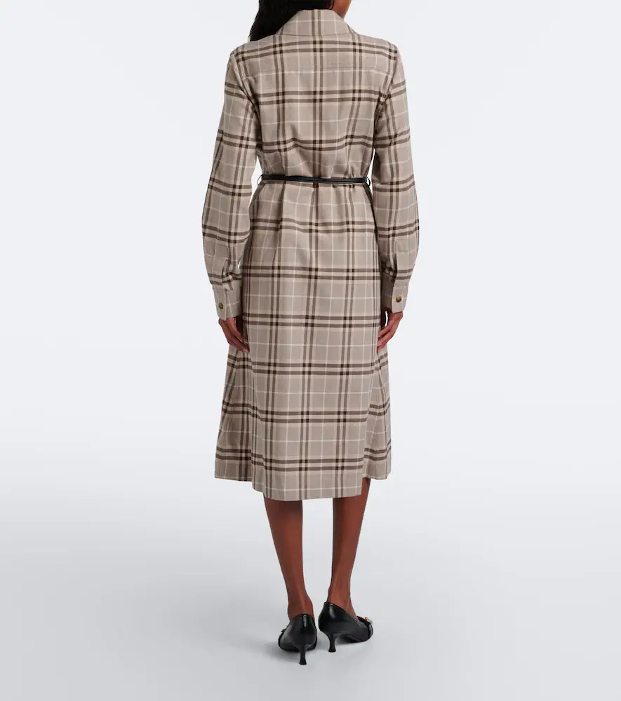 Burberry Check belted cotton shirt dress | Thumbnail 2 Burberry Check belted cotton shirt dress | Thumbnail 2