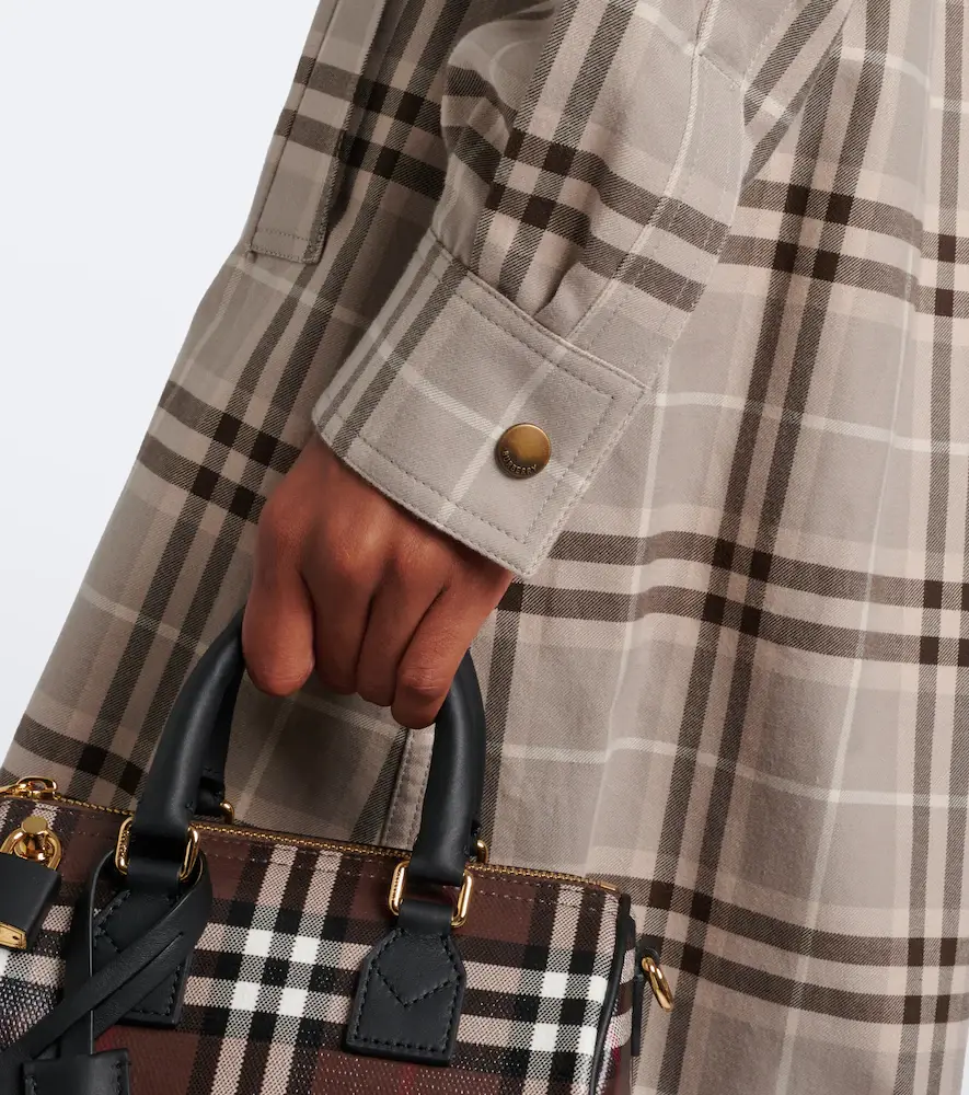 Burberry Check belted cotton shirt dress | Thumbnail 5 Burberry Check belted cotton shirt dress | Thumbnail 5