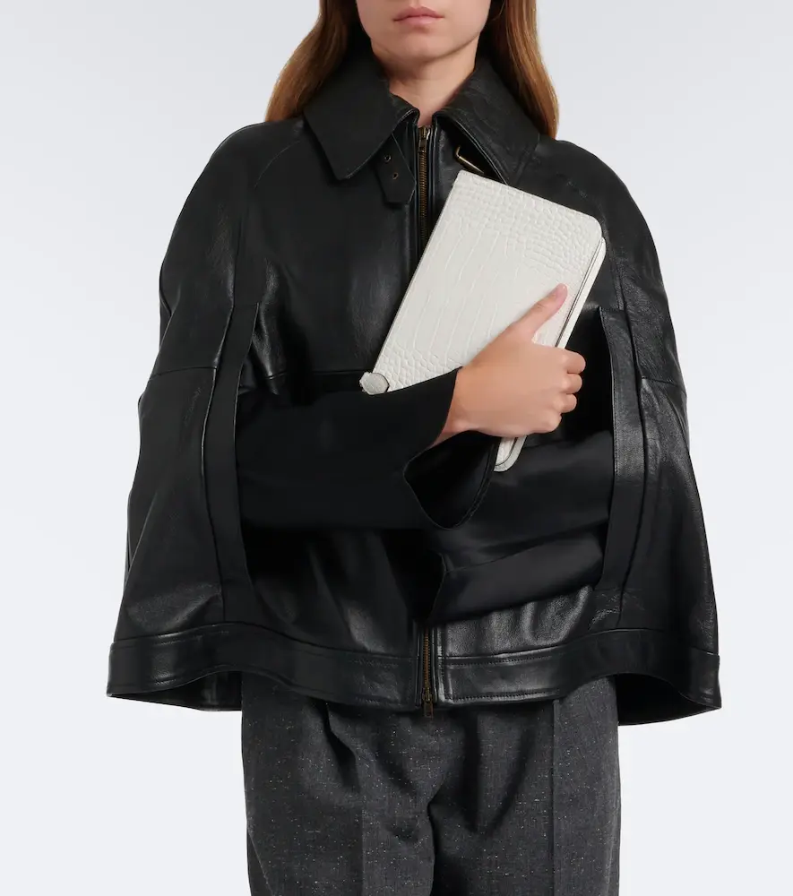 7 For All Mankind Leather cape | Thumbnail 4