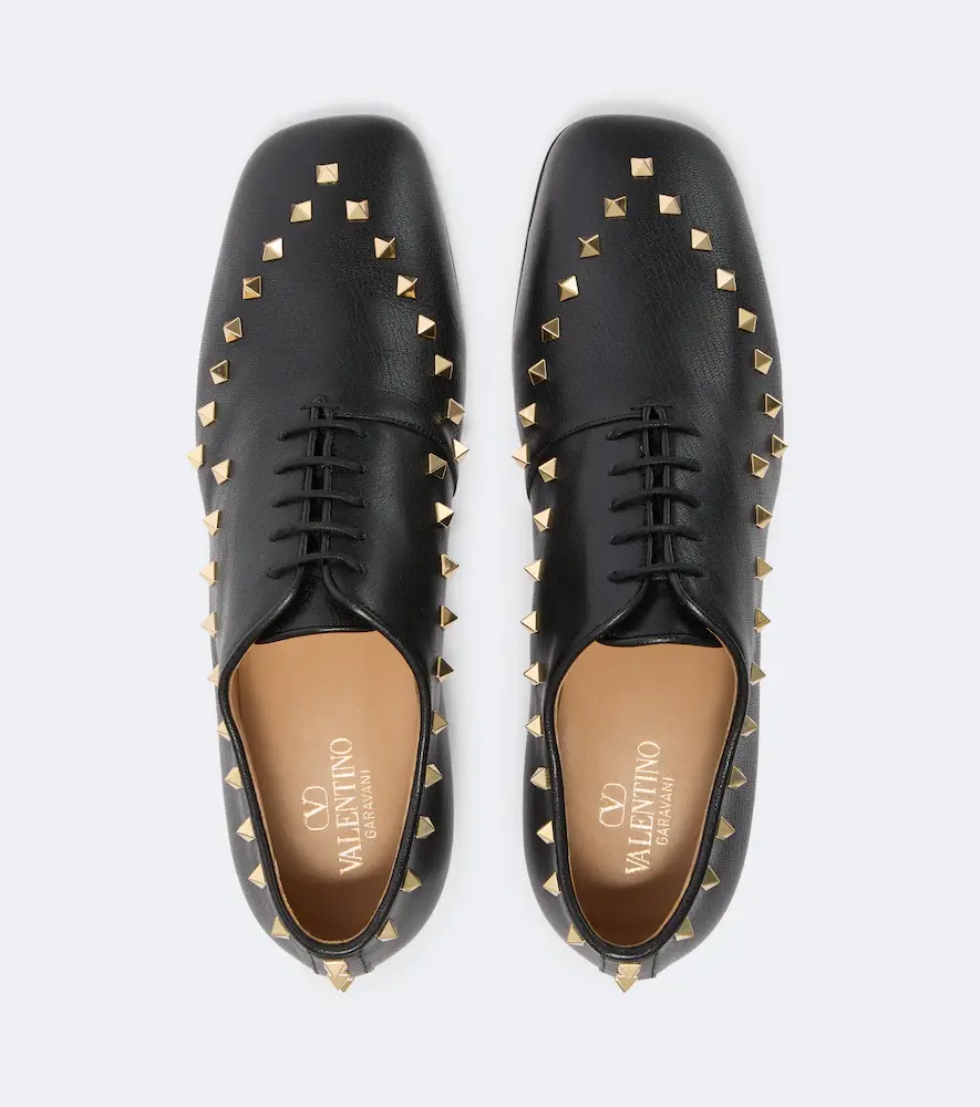 Valentino Garavani Rockstud leather Oxford shoes | Thumbnail 2