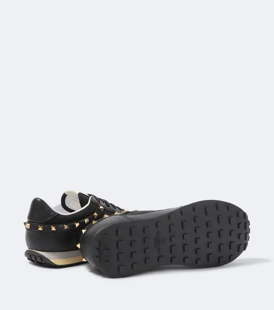 Valentino Garavani Stud Up leather-trimmed sneakers | Thumbnail 6