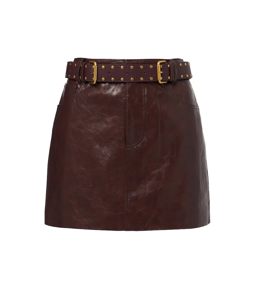Belted miniskirt Belted miniskirt