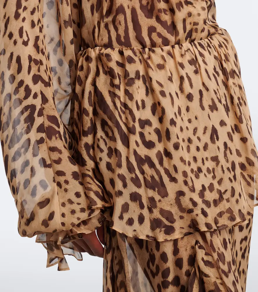 Xu Zhi Leopard-print ruffed silk maxi skirt | Thumbnail 6 Xu Zhi Leopard-print ruffed silk maxi skirt | Thumbnail 6