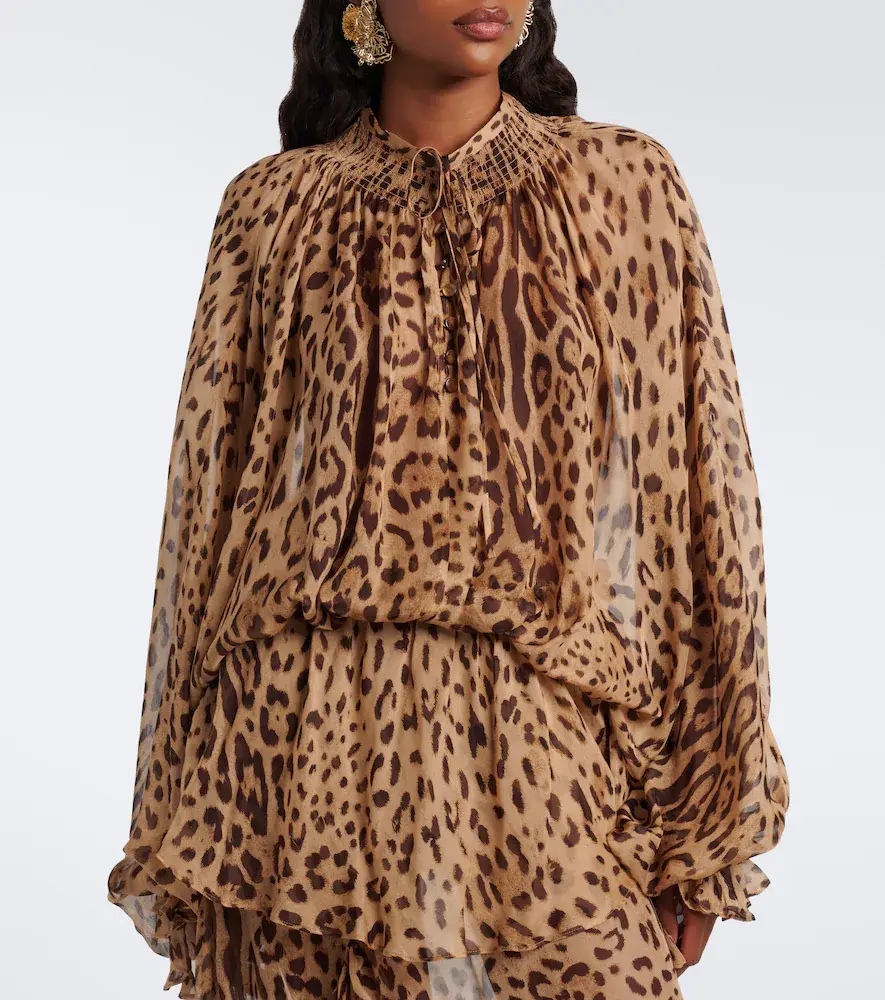 Xu Zhi Leopard-print silk blouse | Thumbnail 6