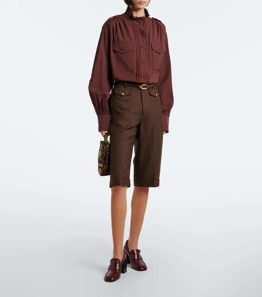 Xu Zhi Ruffled oversized blouse | Thumbnail 6 Xu Zhi Ruffled oversized blouse | Thumbnail 6