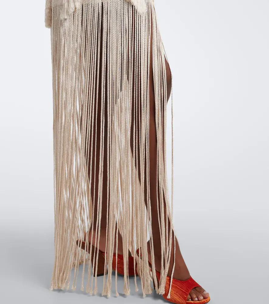 Xu Zhi Embellished fringed minidress | Thumbnail 5 Xu Zhi Embellished fringed minidress | Thumbnail 5