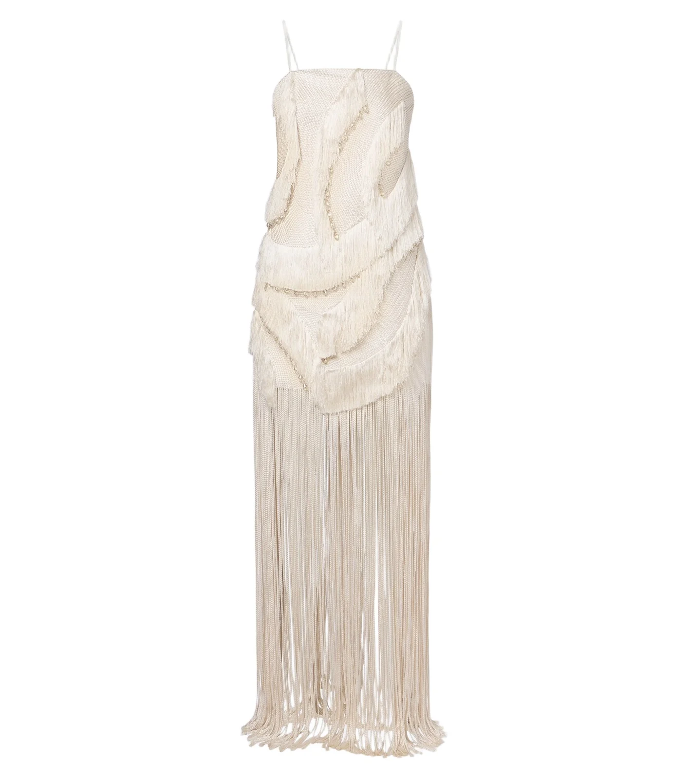 Embellished fringed minidress Embellished fringed minidress