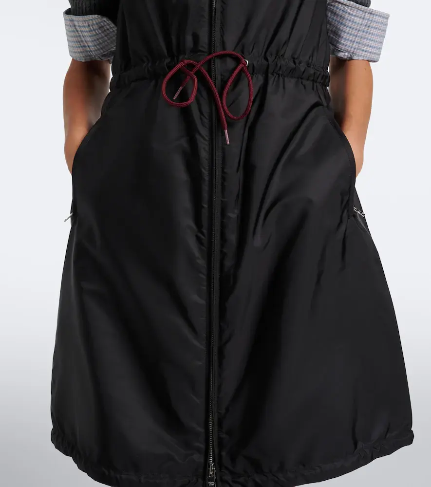 Prada Re-Nylon zip-up minidress | Thumbnail 5