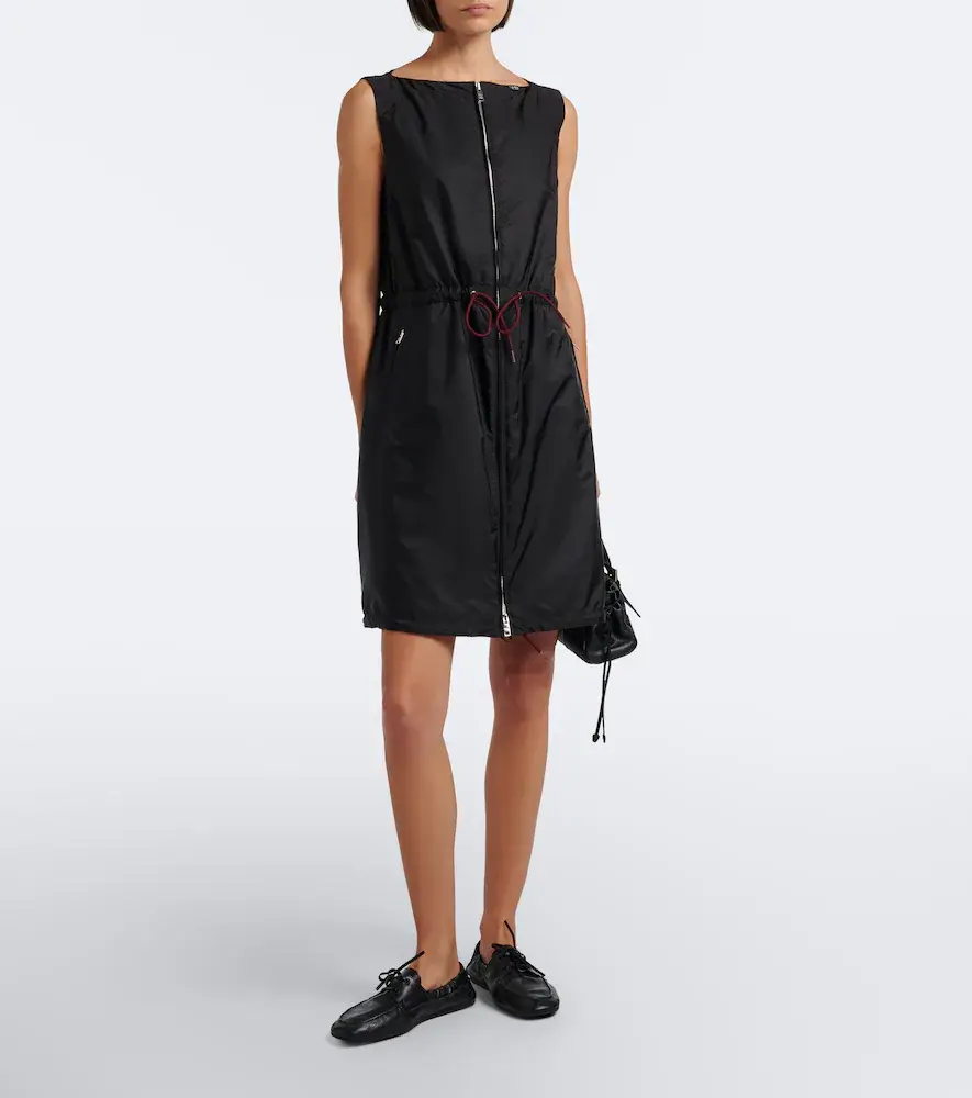 Prada Re-Nylon zip-up minidress | Thumbnail 6