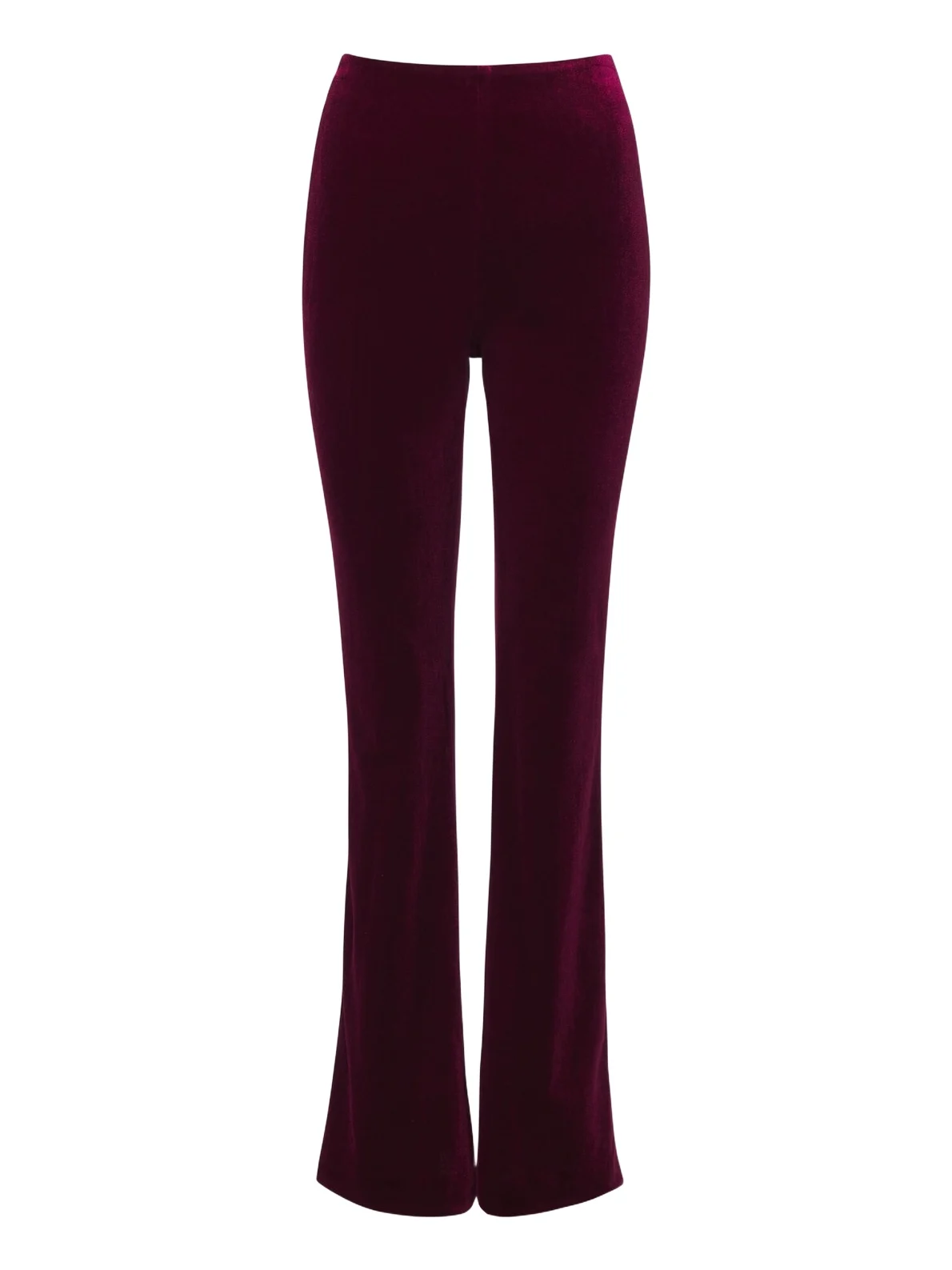 Velvet flared pants