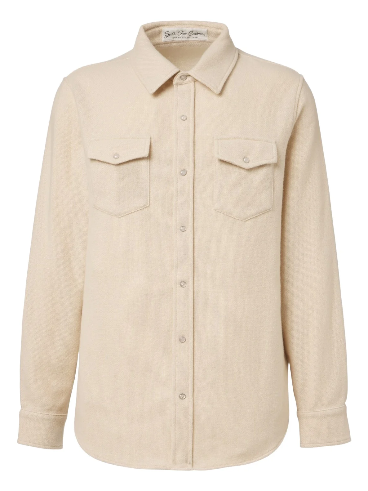 Cashmere shirt with rose quartz Cashmere shirt with rose quartz