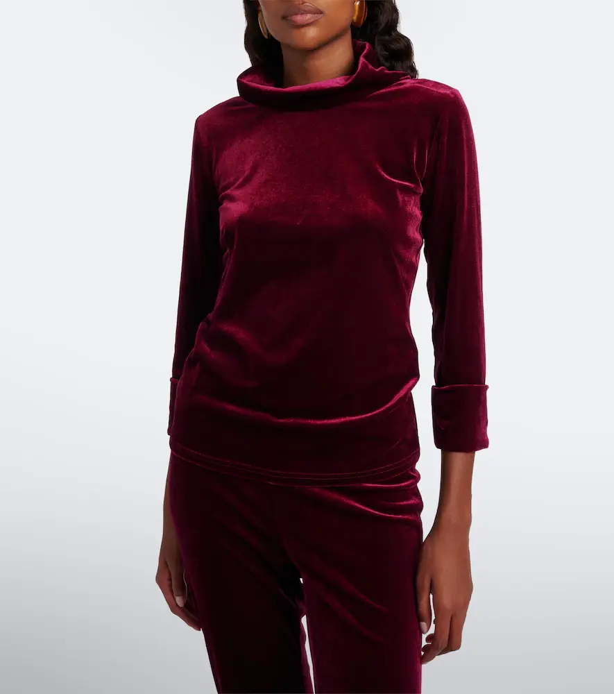 Dorothee Schumacher Velvet high-neck top | Thumbnail 5 Dorothee Schumacher Velvet high-neck top | Thumbnail 5
